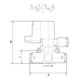 Riegler Electrovanne 3/2 voies, ventilation guidée, NO, Schl.6