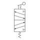 RIEGLER Electrovanne 5/2 à commande manuelle M5 bistable pour culbuteur G 1/8 noir