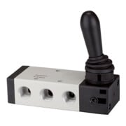 RIEGLER Electrovanne 5/2 Commande par levier à main 4H Verrouillage G 1/8-1