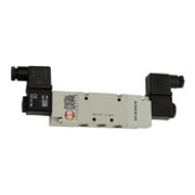 Riegler Electrovanne 5/2 voies, air de commande ext., bistable, G 1/4, 12 V DC-1