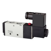 Riegler Electrovanne 5/2 voies, électropneumatique, «4V», monostable, M5, 24 V CC-1