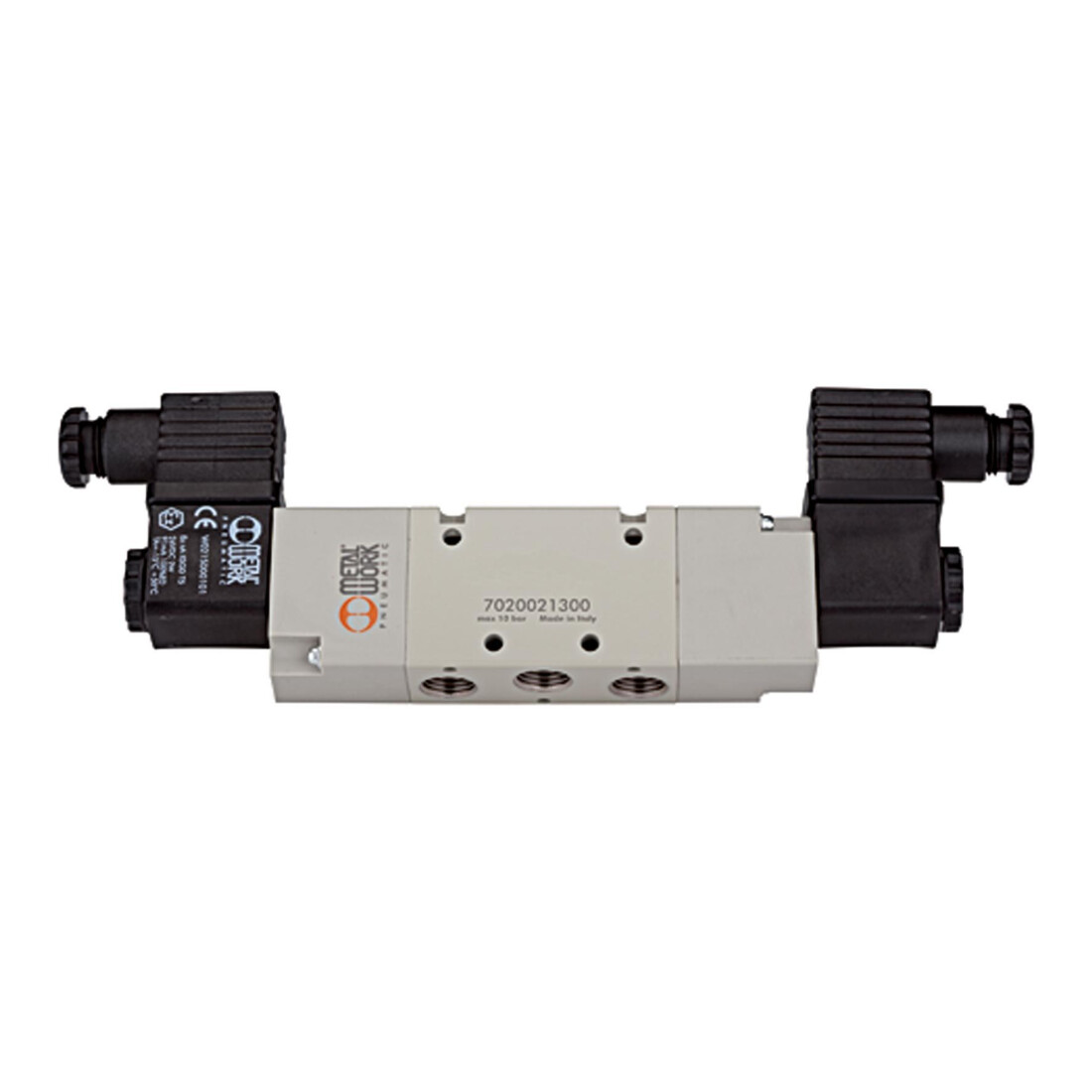 Riegler Electrovanne 5/2 voies, électropneumatique, bistable, G 1/8, 24 V DC