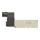 Riegler Électrovanne 5/2 voies, électropneumatique, monostable, G 1/8, 24 V CC