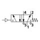 Riegler Electrovanne 5/2 voies, pneumatique, monostable, raccord G 1/2, DN 15