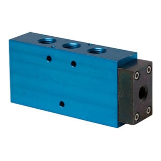 Riegler Electrovanne 5/2 voies, pneumatique unilatéral, monostable, G 1/2, DN 15
