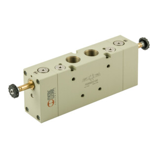 Riegler Electrovanne 5/3 voies, électropneumatique, centre décompressé, G 1/2