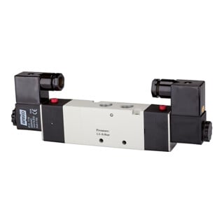 Riegler Electrovanne 5/3 voies, milieu fermé, G1/8, 230V 50Hz, 400l/min