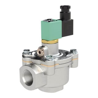 Riegler Electrovanne à membrane impulsionnelle, NC, 230 V, 50-60 Hz, commande interne, G 1, MV 4212-1