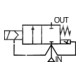 Riegler Electrovanne à membrane impulsionnelle, NC, 24 V CC, commande interne, G 2, CR
