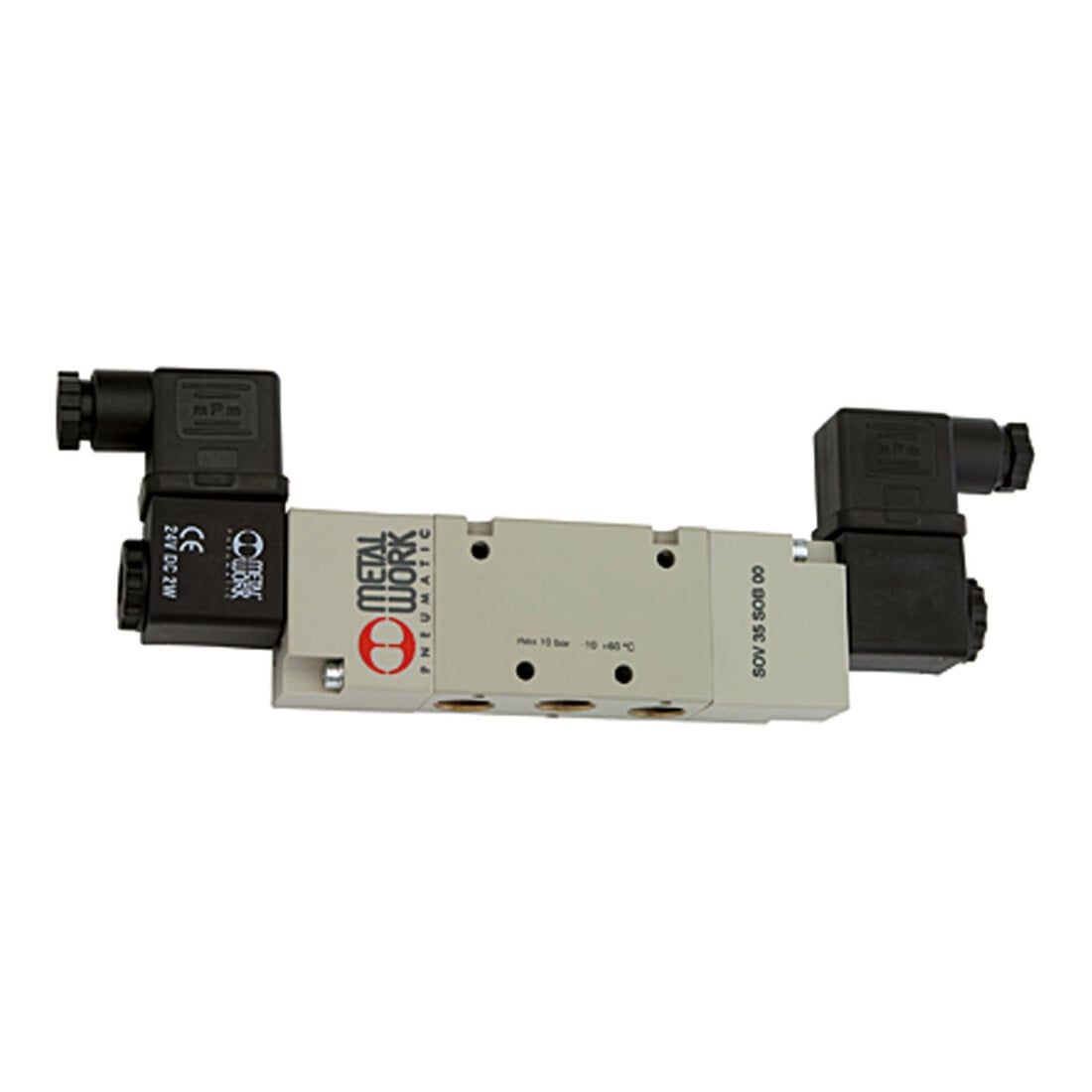 Riegler Électrovanne bistable 5/2 voies, électropneumatique, G 1/2, 24 V CC