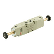 Riegler Electrovanne bistable 5/2 voies, piston différentiel, G 1/4-1