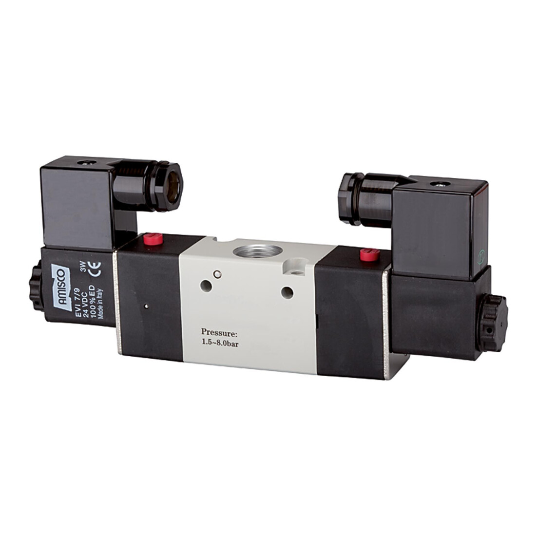 Riegler Electrovanne électropneumatique 3/2 voies »3V«, bistable, G 1/4, 24 V DC