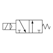 Riegler Electrovanne électropneumatique 3/2 voies, monostable, NO, G 1/8, 24VDC, 500 l/min-3