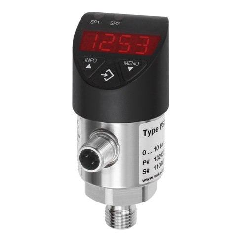 Riegler Elektr. Druckschalter, Digitalanzeige, M12x1, G 1/4, 0-60 bar