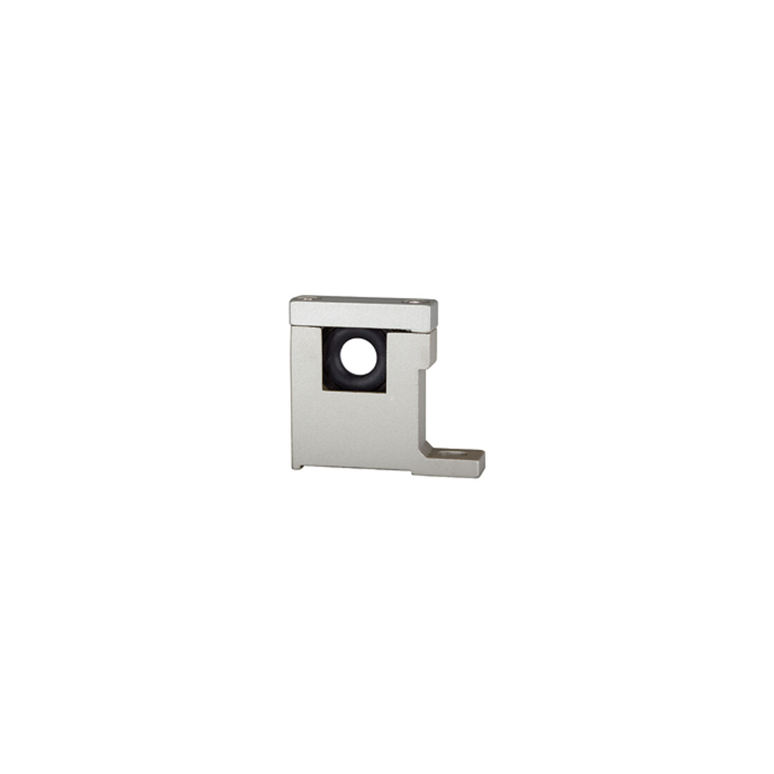 Riegler Élément de fixation avec fixation murale, 1 perçage, avec étrier en L