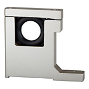 Riegler Élément de fixation avec fixation murale, 1 perçage avec étrier en L BG300-1
