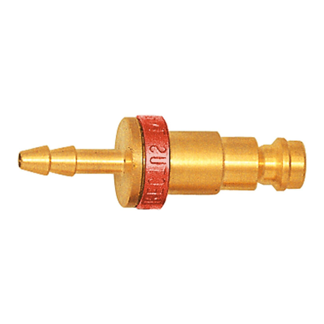 Riegler Embout d'insertion distinctif NW 5, MS brut, embout LW 6, rouge