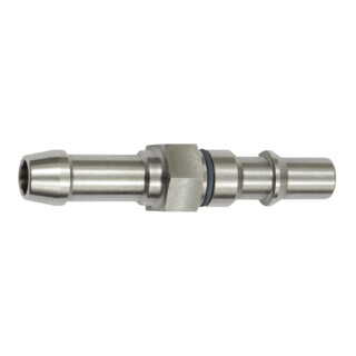 Riegler Embout d'insertion distinctif NW 6, ISO 6150 C, embout LW 8, gris