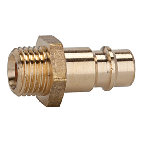 RIEGLER Embout pour coupleurs NW 7,2 - NW 7,8 Laiton brillant G 1/8 AG