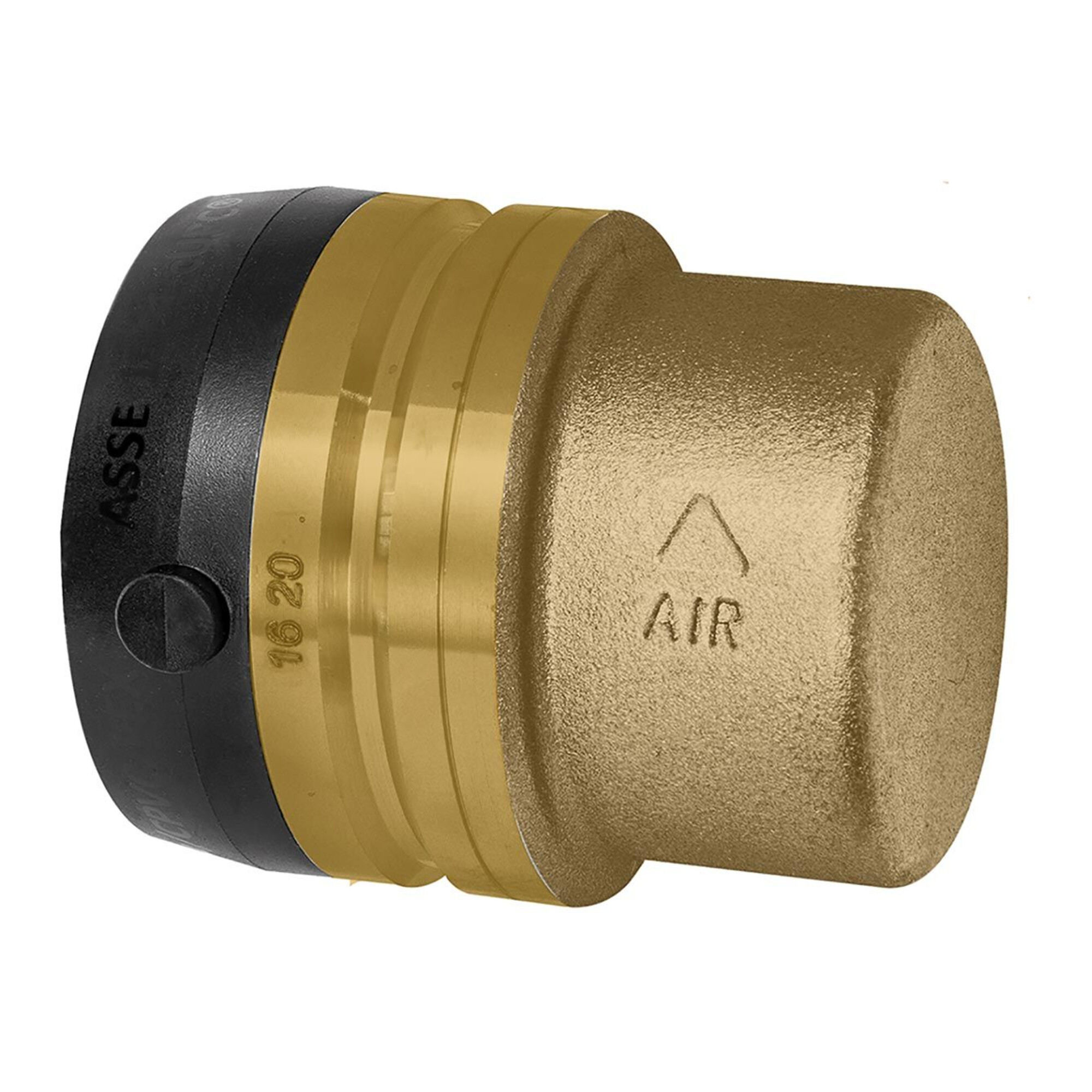 Riegler Endkappe, Messing, »sharkbite«, für Rohr Außen-Ã ̧ 54 mm