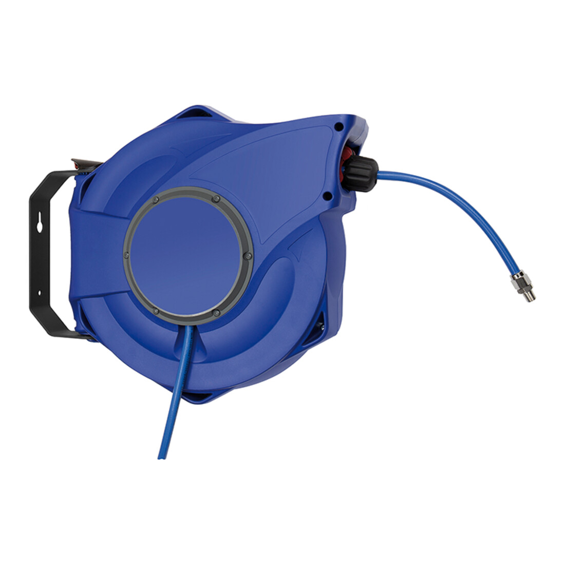 Riegler Enrouleur de tuyau, air comprimé, tuyau PU Ø 12x8, R 1/4 AG, 7 m