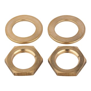 Riegler Équerre de fixation (écrou, rondelle) pour régulateur de pression d'eau, G 1/4