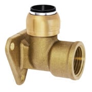 Riegler Équerre murale, laiton, « sharkbite », G 3/4, pour tube ext. Ø 22 mm-1
