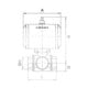 Riegler ES-Kuha, actionneur pneumatique, double effet, Rp 2, DN 50