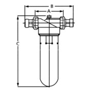 Riegler Feinfilter »Bavaria«, eau potable, testé DVGW, 90 µm, R 1 1/4-3