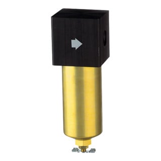 Riegler Filter für hohe Drücke bis 40 bar, mit Handablassventil, G 1