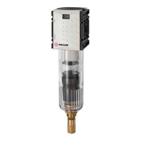 Riegler Filter »FUTURA-mini« mit PC-Behälter, 5 µm, BG 0, G 1/4, VA