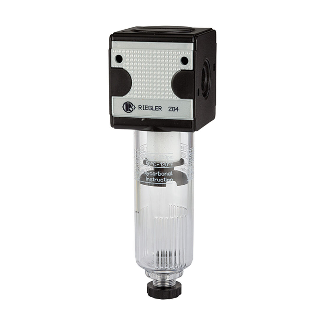 Riegler Filter »multifix« mit Polycarbonatbehälter, 40 µm, BG 5, G 1, HA