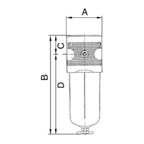 Riegler Filter »multifix« mit Polycarbonatbehälter, 5 µm, BG 3, G 1/2, HA