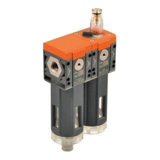 Riegler Filter + Öler »SYNTESI«, BG 1, G 1/8, 20 µm, RMSA halbautomatisch