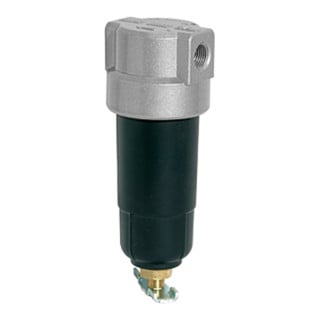 Riegler Filter »Standard-mini«, avec récipient métallique, 8 µm, BG 0, G 1/4