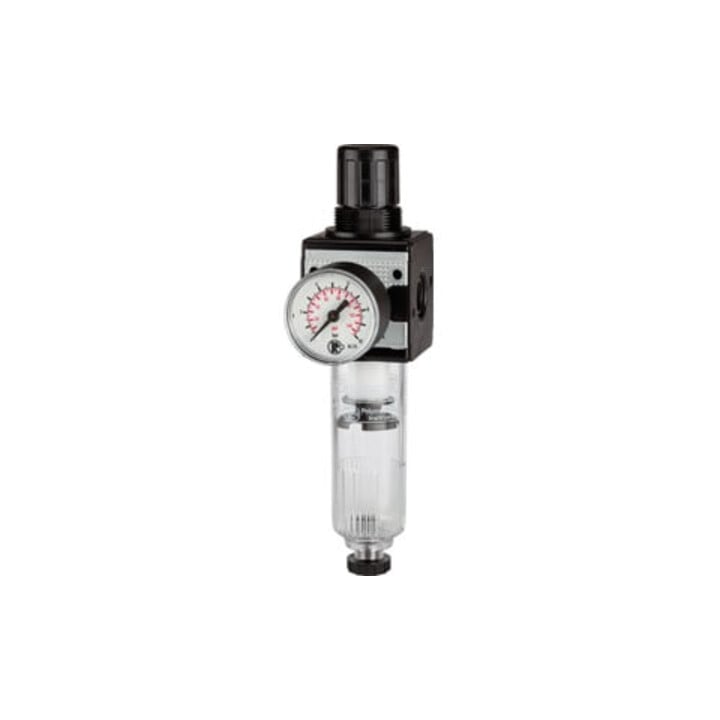 RIEGLER filterregelaar multifix met PC tank BG 3 G 1/2 0,5-10 bar