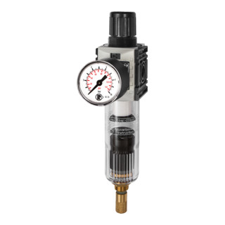 Riegler Filterregler »FUTURA-mini«, PC-Beh., Std.mano, VA, G 1/4, 0,5-10