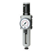 Riegler Filterregler »FUTURA«, PC, SK, Mano, BG 2, G 1/2, 0,1-1 bar, HA