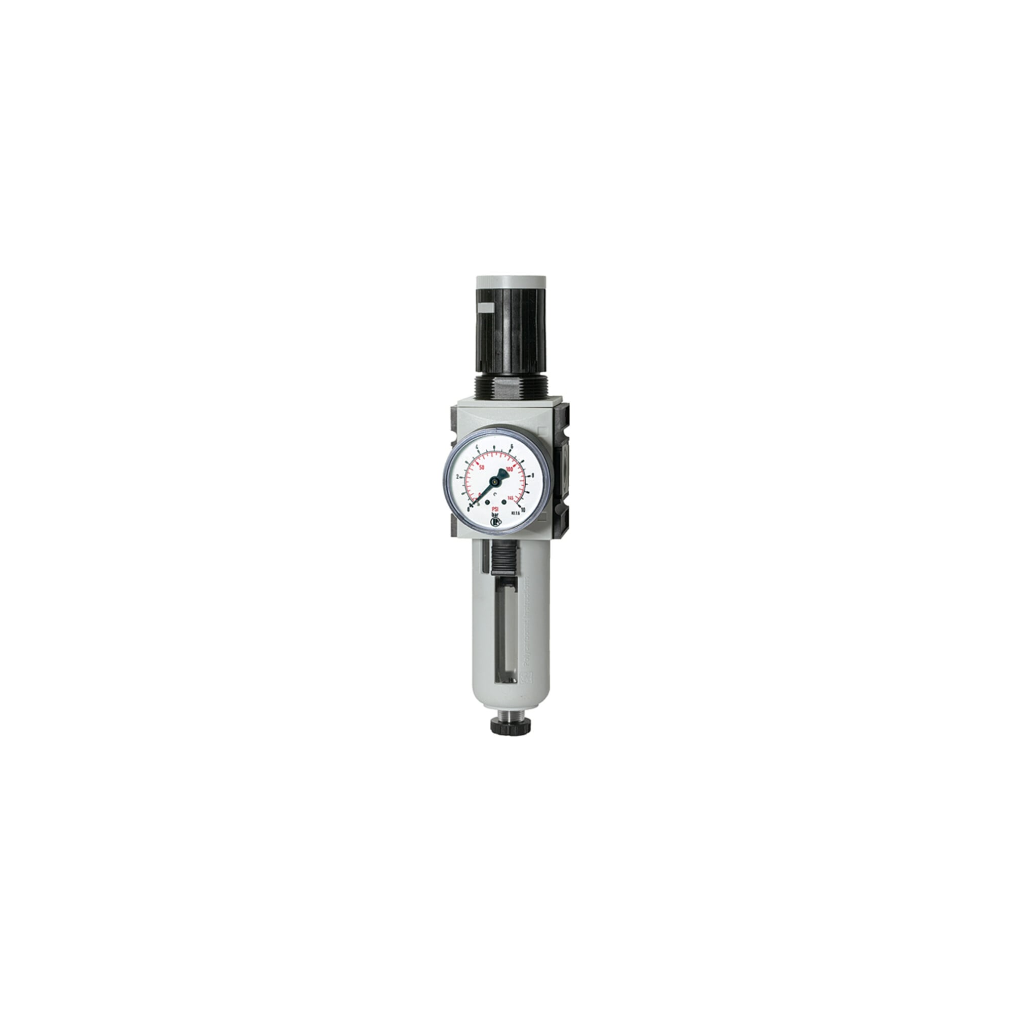 Riegler Filterregler »FUTURA«, PC, SK, Mano, BG 2, G 1/2, 0,1-2 bar, HA