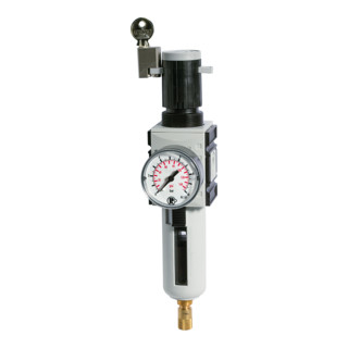 Riegler Filterregler »FUTURA«, PC, SK, Mano, BG 2, G 1/2, 0,5-10 bar, VA