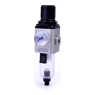 Riegler Filterregler »GA-mini« 5 µm, BG 200, G1/4, 1,5 - 9 bar, Ablass HA