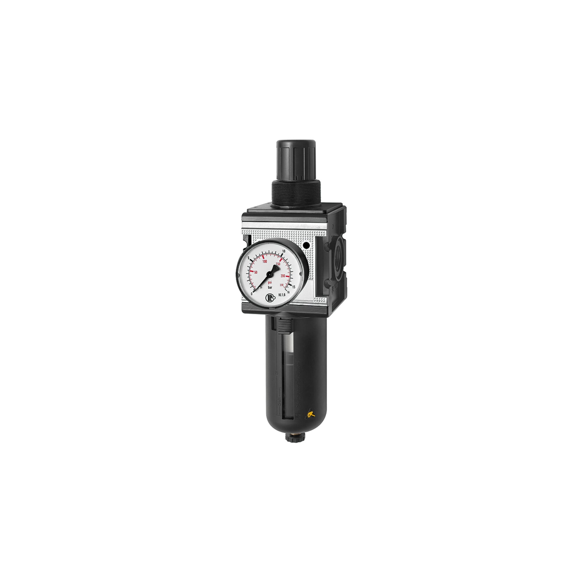 Riegler Filterregler »multifix«, mit PC-Behälter, Schutzkorb, BG 4, G 1