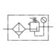 Riegler Filterregler »multifix «, PC-Behälter, BG 3, G 3/4, 0,5-10 bar, HA