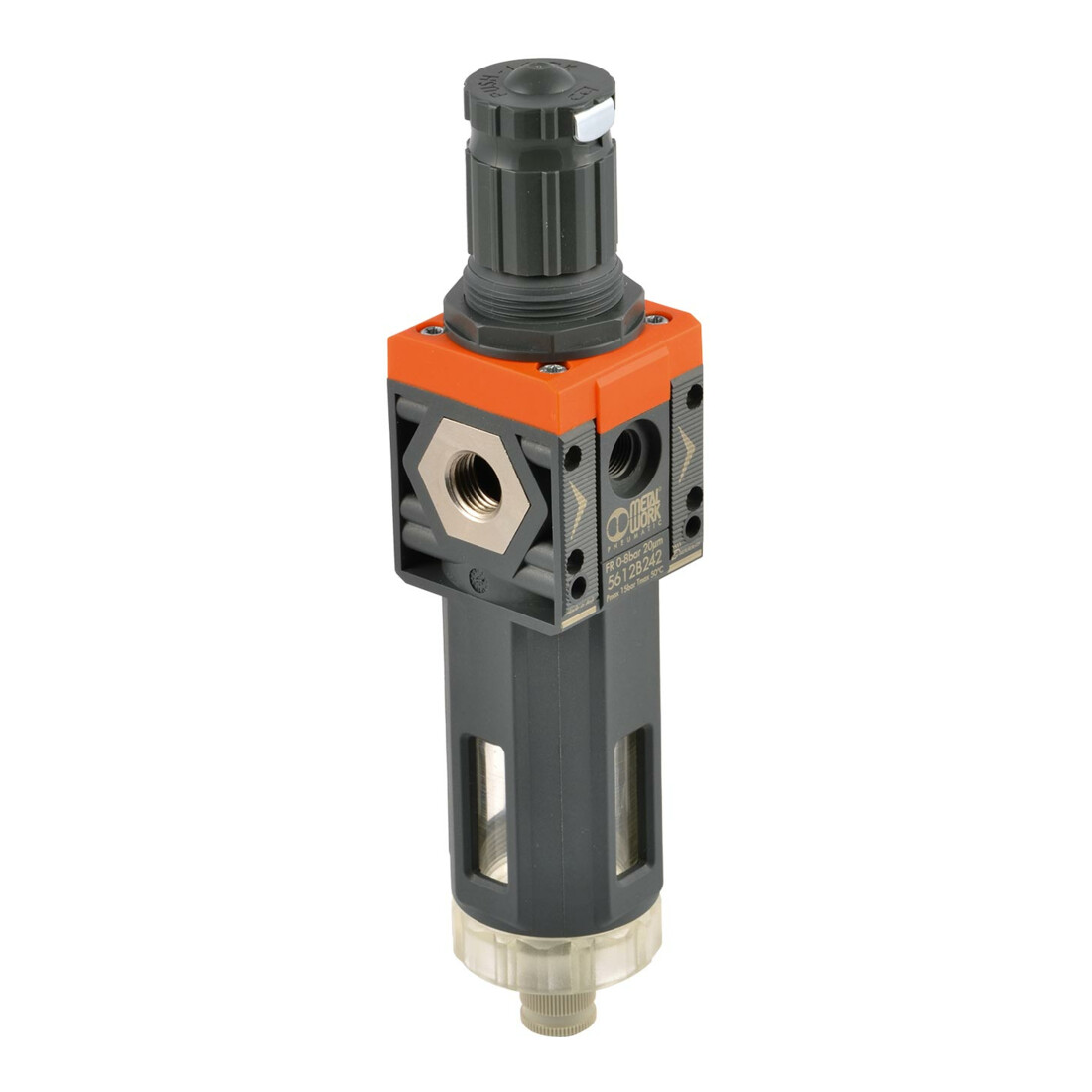 Riegler Filterregler »SYNTESI«, BG2, o. B., 20µm, 0…12bar, RMSA, o. Mano.