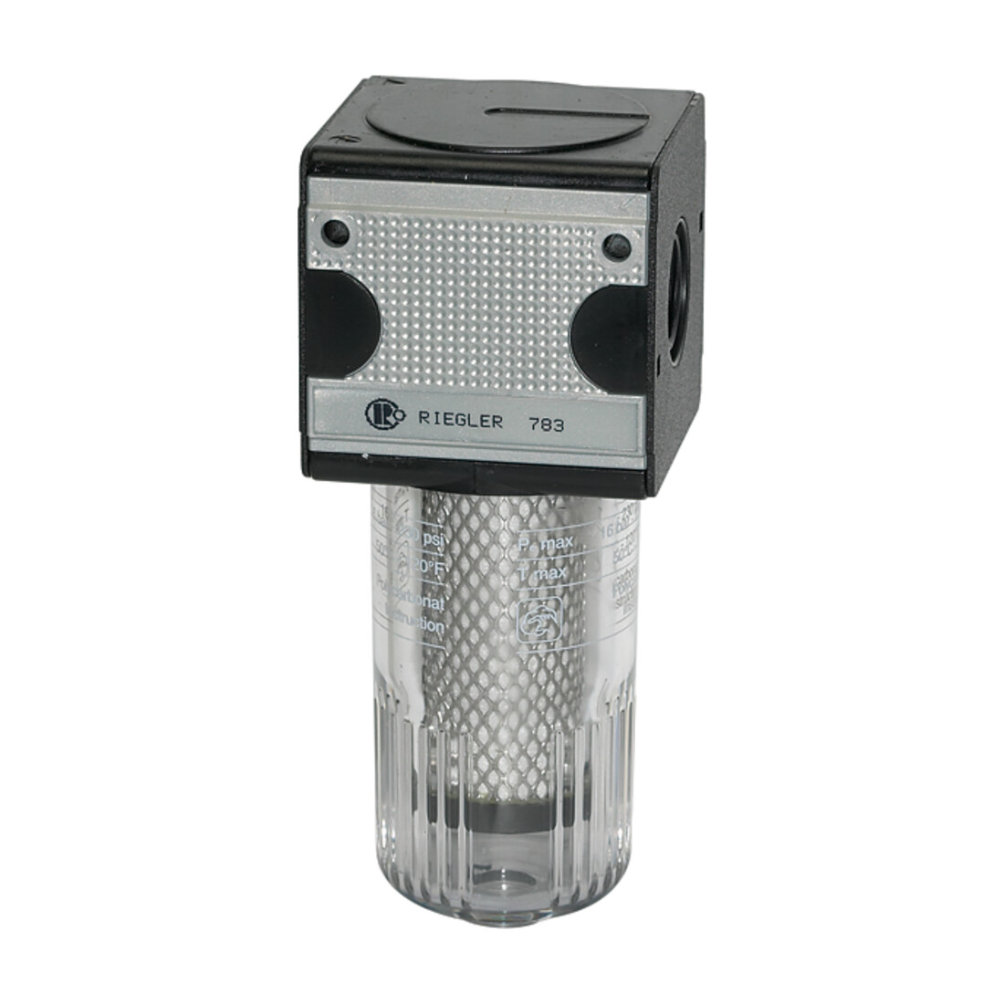 Riegler Filtre à charbon actif »multifix«, avec réservoir PC, BG 1, G 1/4