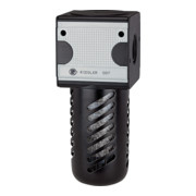 Riegler Filtre à charbon actif »multifix«, récipient PC, panier de protection, BG 3, G 1/2-1