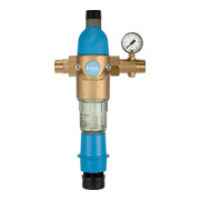 Riegler Filtre à contre-lavage avec régulateur de pression, certifié DVGW, R 3/4-1