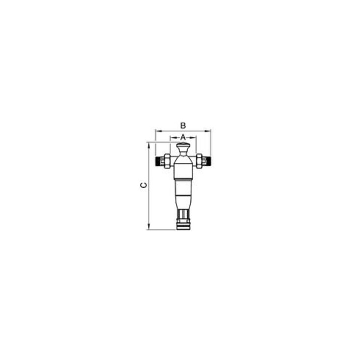 Riegler Filtre à contre-lavage pour eau potable, certifié DVGW, R 3/4