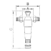 Riegler Filtre auto-nettoyant pour eau potable, certifié DVGW, R 1-3