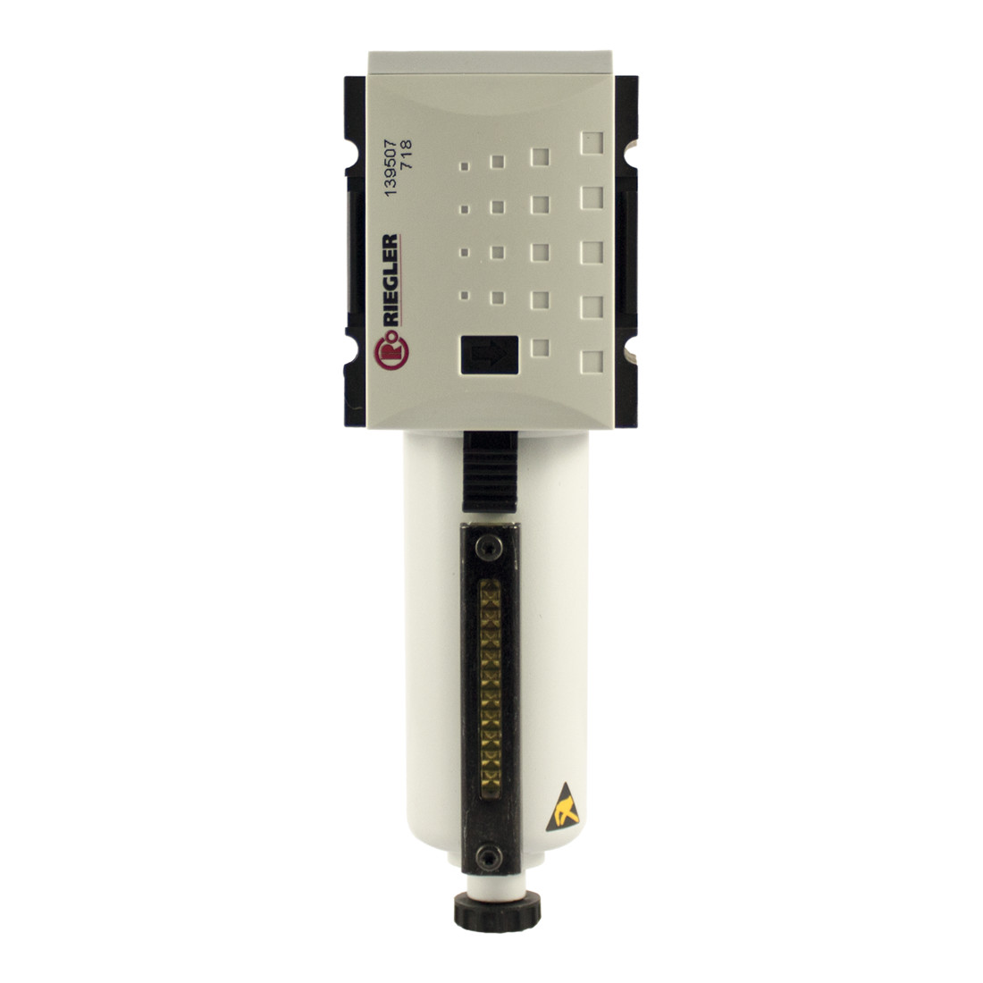 Riegler Filtre »FUTURA« avec réservoir métal, tube de visualisation, 5 µm, BG 4, G 3/4, VA